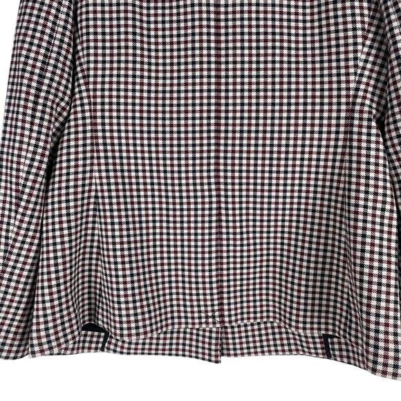 Madewell The Alston Blazer Jacket Gingham Twill Slim Fit Size 12 - Picture 9 of 11